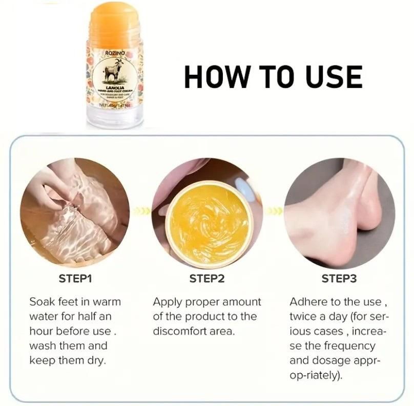 Hand & Foot Roll On for Roughness & Dryness 40gm